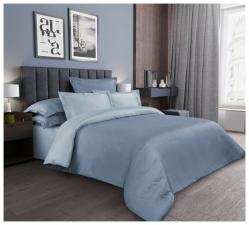 Комплект постельного белья "Versale"  (Евро) / Сатин; голубой, однотонный